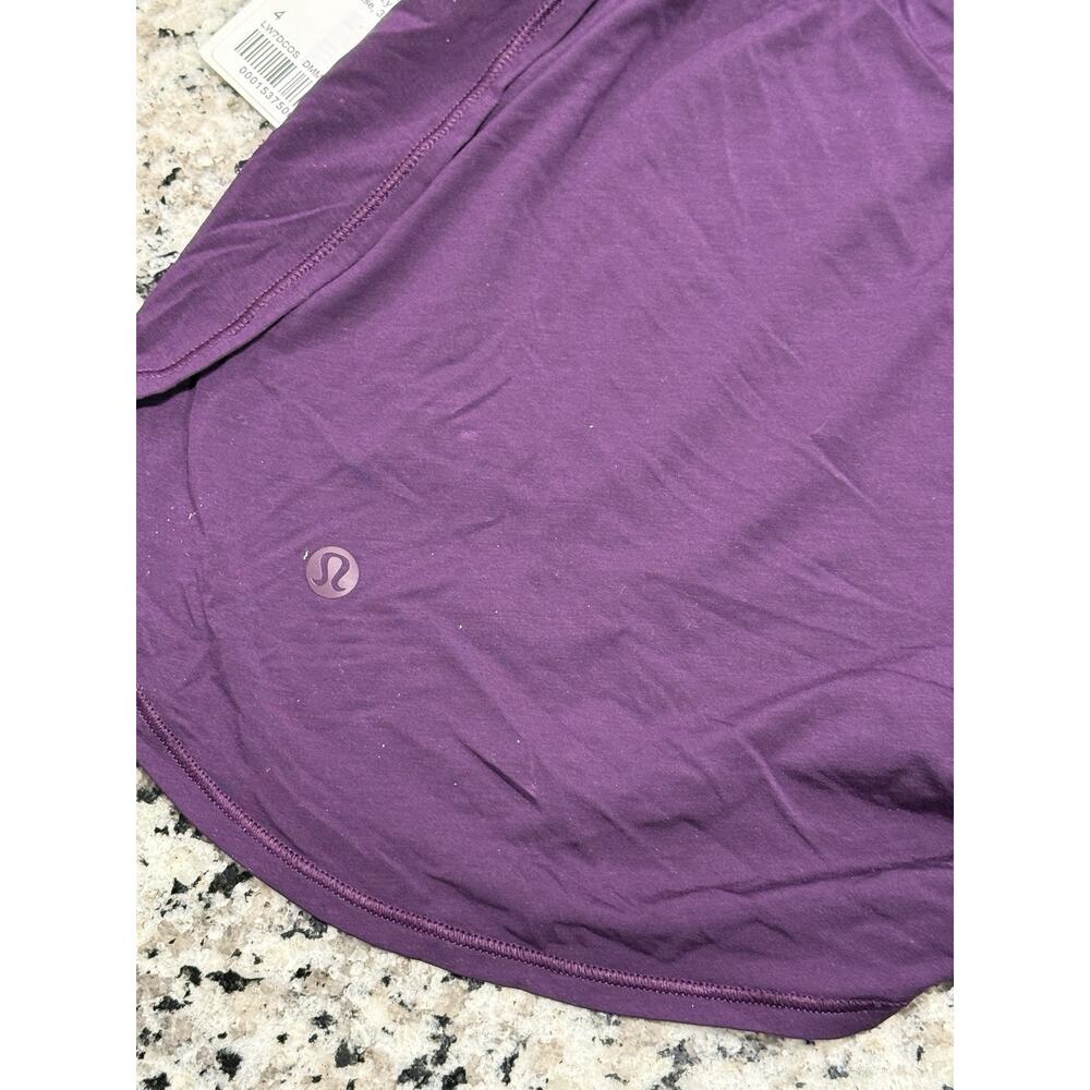 NWT Lululemon Modal Relaxed Fit Cropped Short Sleeve Sz 6 & Lounge Shorts Sz 4 - Picture 5 of 9